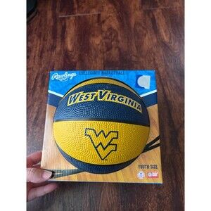 WVU WEST VIRGINIA MOUNTAINEERS JUNIOR SIZED BASKETBALL